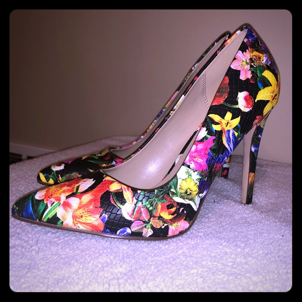 Floral heels